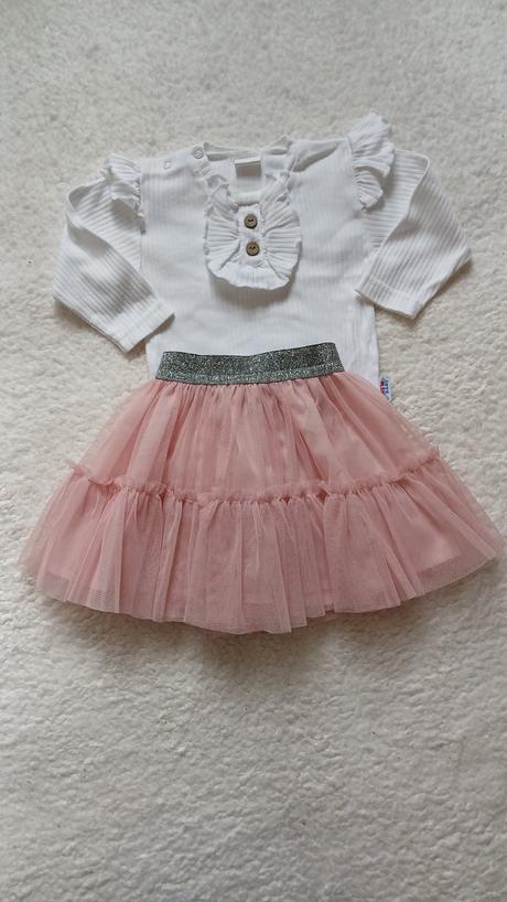 Komplet body +sukňa, new baby,68