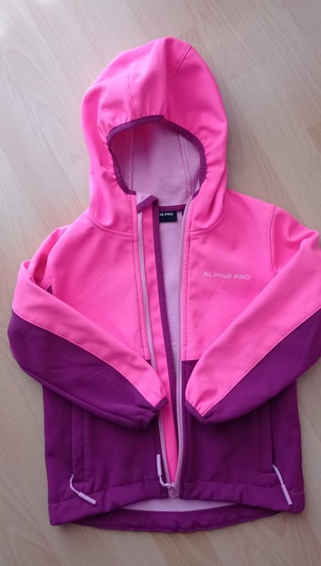 Jarná softshellová bunda, veľ. 104/110, alpine pro,104