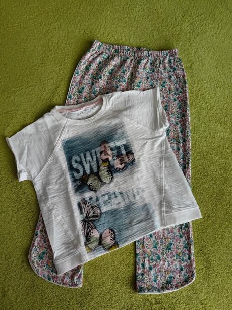 Minimálne nosené pyžamo next, top stav, next,122