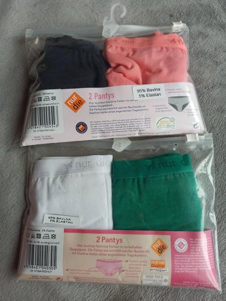 Bavlnené nohavičky 2ks v balení, m / s