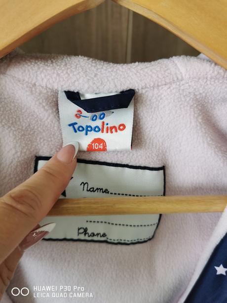Prechodná bundička, topolino,104