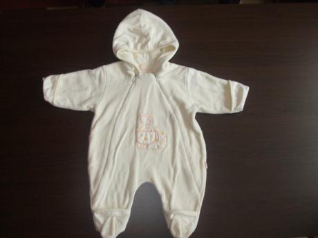 Teplučký froté overal, podšitý úpletom, 62