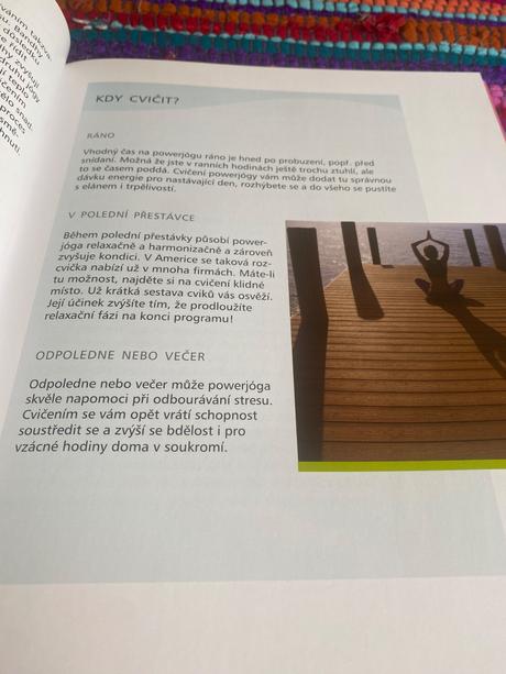 Kniha a dvd powerjoga kondiční cvičení na doma,