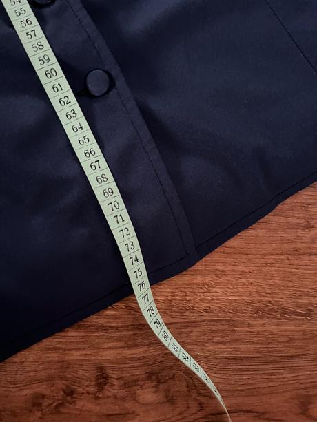 Tmavomodrý top / sačko, xxxl