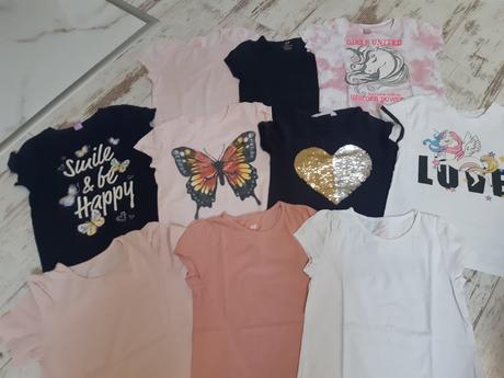 5x tricko, h&m,122