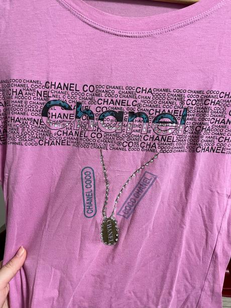 Tričko štýl chanel, s
