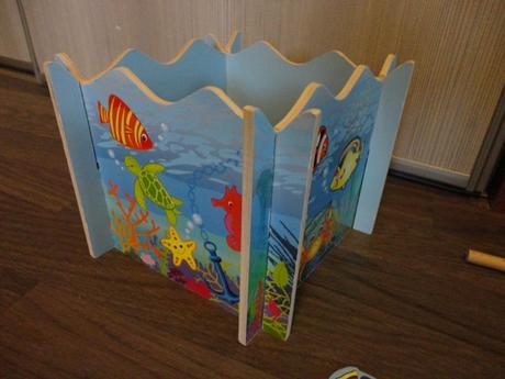 Drevený rybolov - magnetický, 