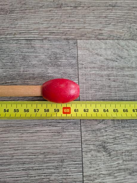 Drevená kačka na tlačenie, 