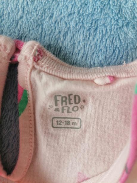 Letné šaty pásik, jahody, melony, h&m,86