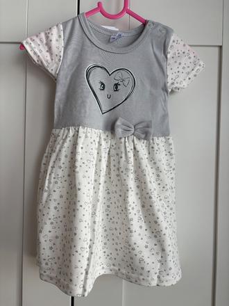 Šaty se srdíčky, new baby,80
