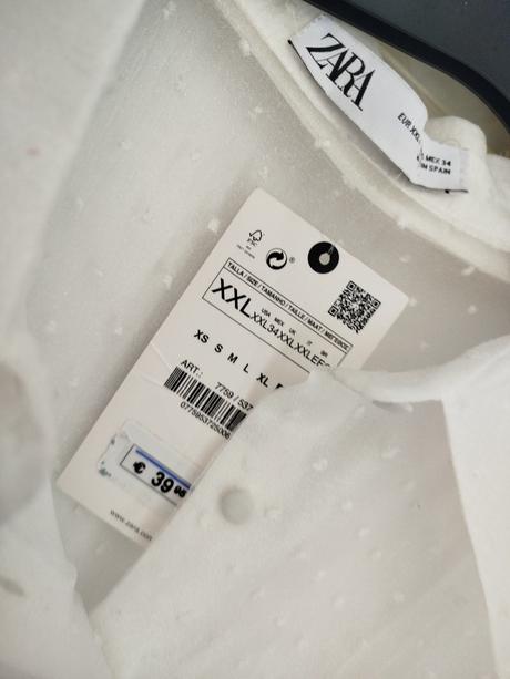 Zara bluzka pc 40 eur, zara,xxl