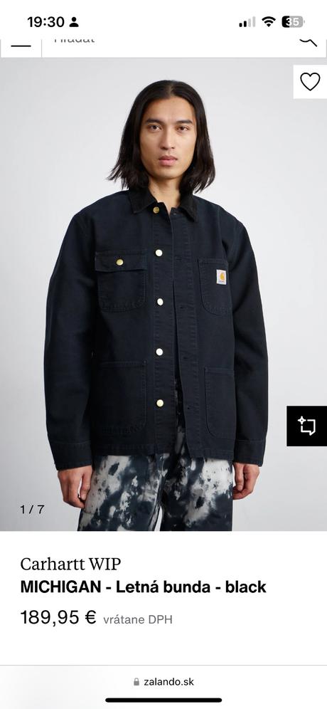 Carhartt digger coat bunda, s