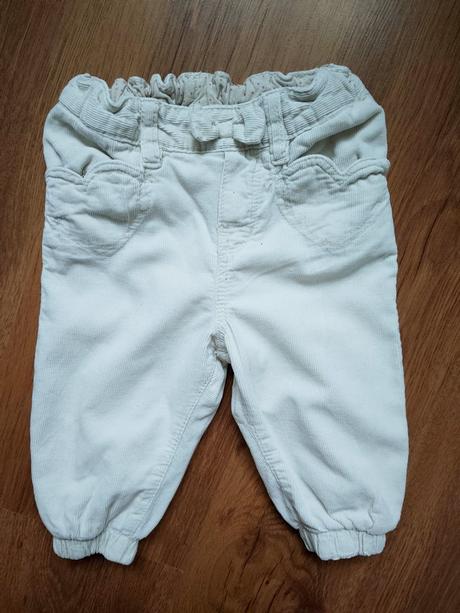 Podšité menčestrové nohavice h&m, h&m,68