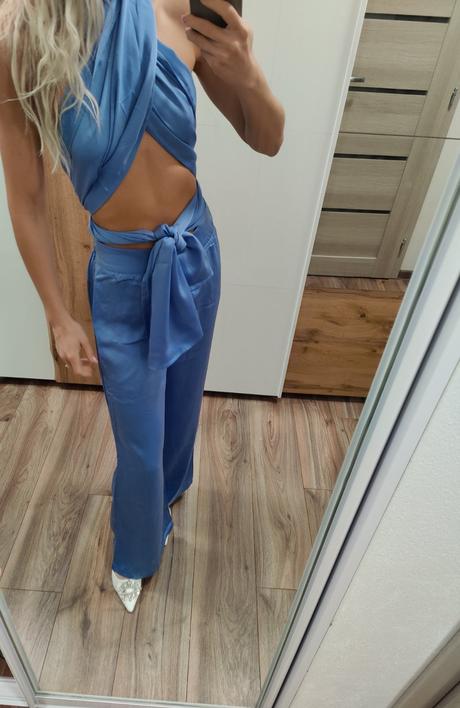 Saténový set komplet, s