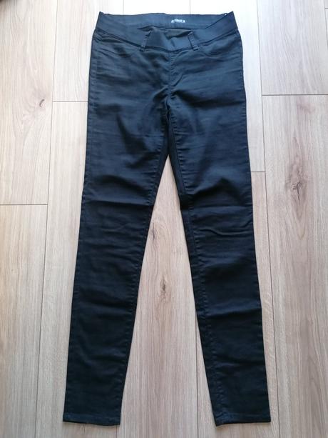 Pohodlné čierne džegínsy, takko,m