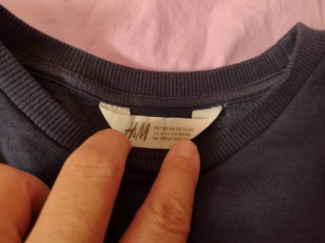 Predĺžená mikina s flitrami, h&m,158