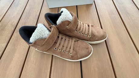 Kožené sneakersy geox respira 25cm, geox,38