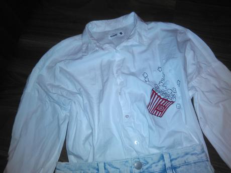 Košela s aplikáciou pukance sinsay, s