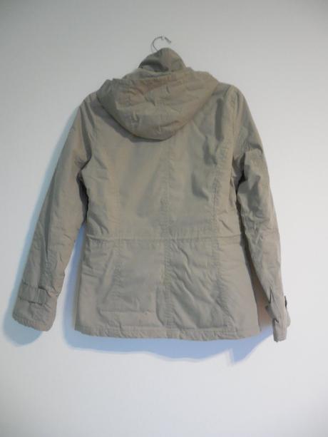 Sivá dámska bunda, l