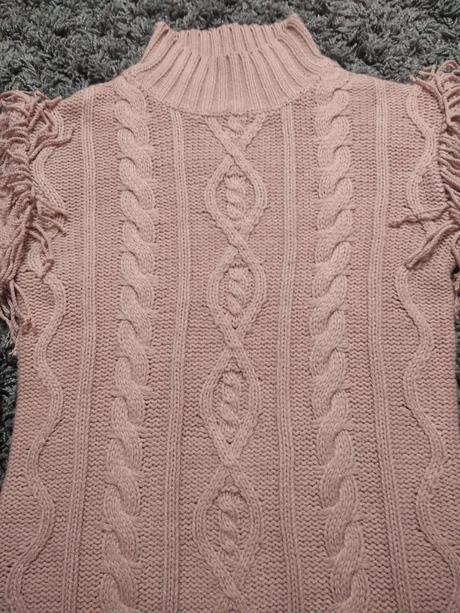 Dlhy pleteny pulover, reserved,146