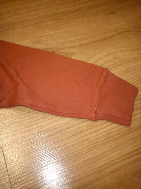 Dievčenské teplé tričko v červenej farbe, 116