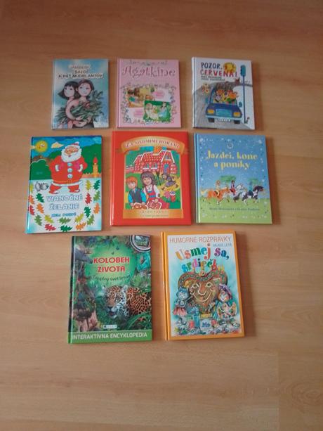 Rôzne knihy, rozprávkové aj humorné, 