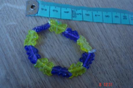 Detsky naramok zeleno-zlta a fialova, 