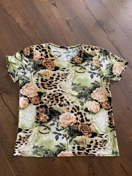 Kvetinové tričko, xl