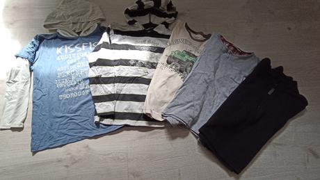 5 ks tričká dlhý rukáv vel. 152, 140–152