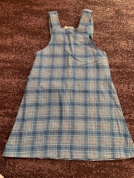 Flanelové šaty na traky, 122