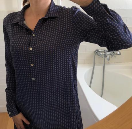 Modrá vzorovaná tunika/šaty scotch&soda s/m, s