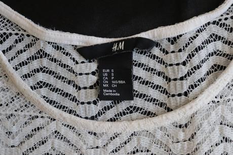 Elastický top - super stav, h&m,s