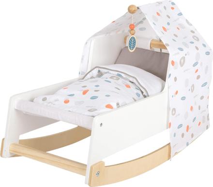 Drevená kolíska s baldachýnom, 
