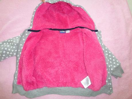 Zateplena mikina, lupilu,86