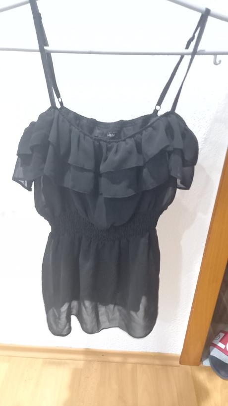 Krasna blúza nenosena, h&m,36