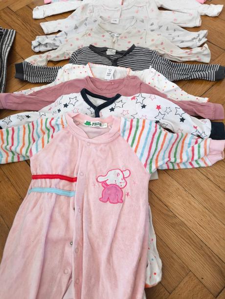 Obrovský dievčenský balík veľkosť 68, 68–80