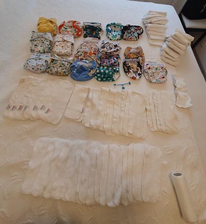 Kompletný balík látkových plienok, petit lulu,7 kg - 18 kg