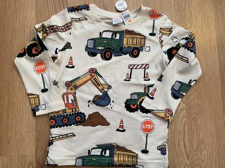 Tricko lindex stavebne stroje, lindex,98