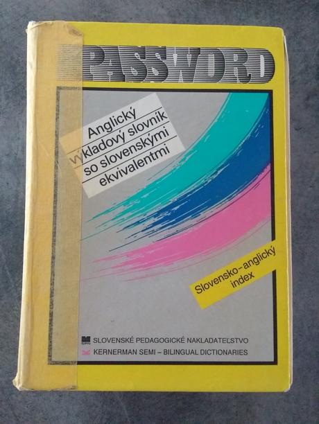 Password anglicko-slovensky a slovensko-anglicky,