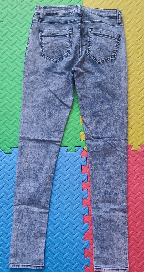 Rifle elastické top stav, denim co,36