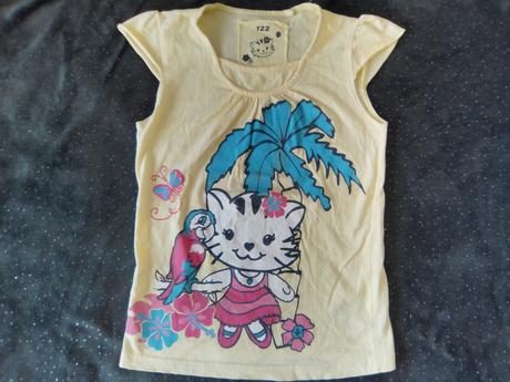 Detské žlté  tričko č. 122, kik,122