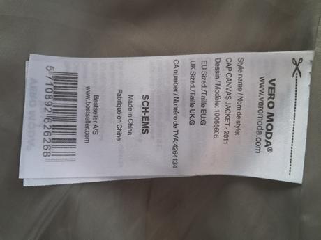 Trenčkot, vero moda,40