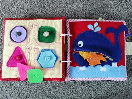 Šitá kniha quiet book,