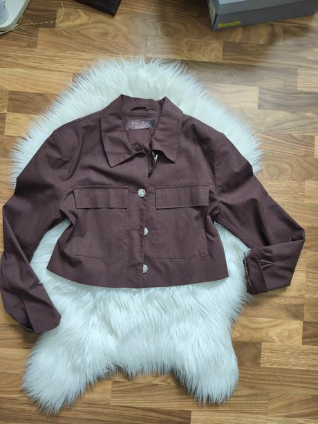 Dámske štýlové crop top sako, amisu,40
