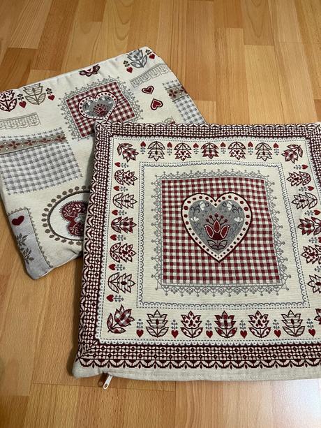 2x obliečka na vankúš dekoračná, 