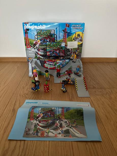 Playmobil city action 70168 park skaterov,