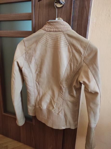 Kožená bunda, bershka,s