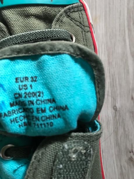 Tenisky oko platenky vel.32, 32