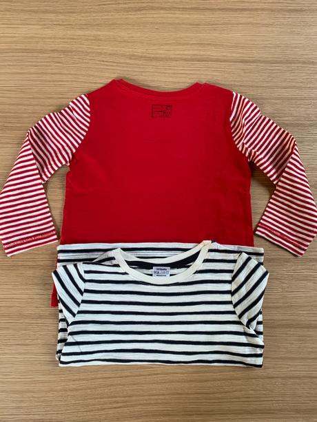 Next 2 pack trička s dlhým rukávom, next,86