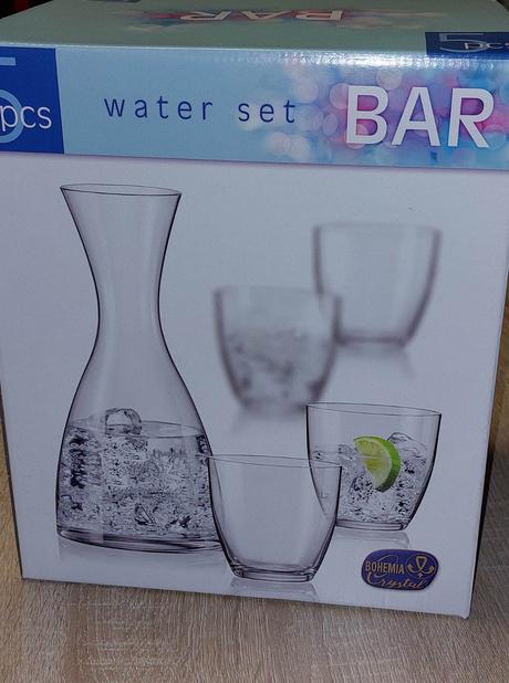 Karafa+poháre, 